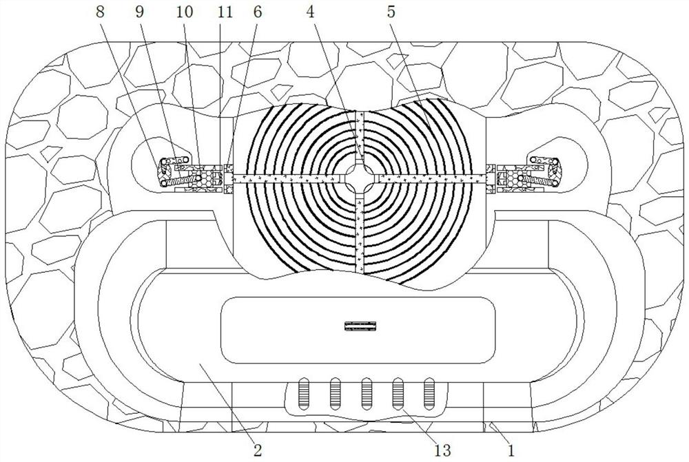 Intelligent charging base for wireless telephone