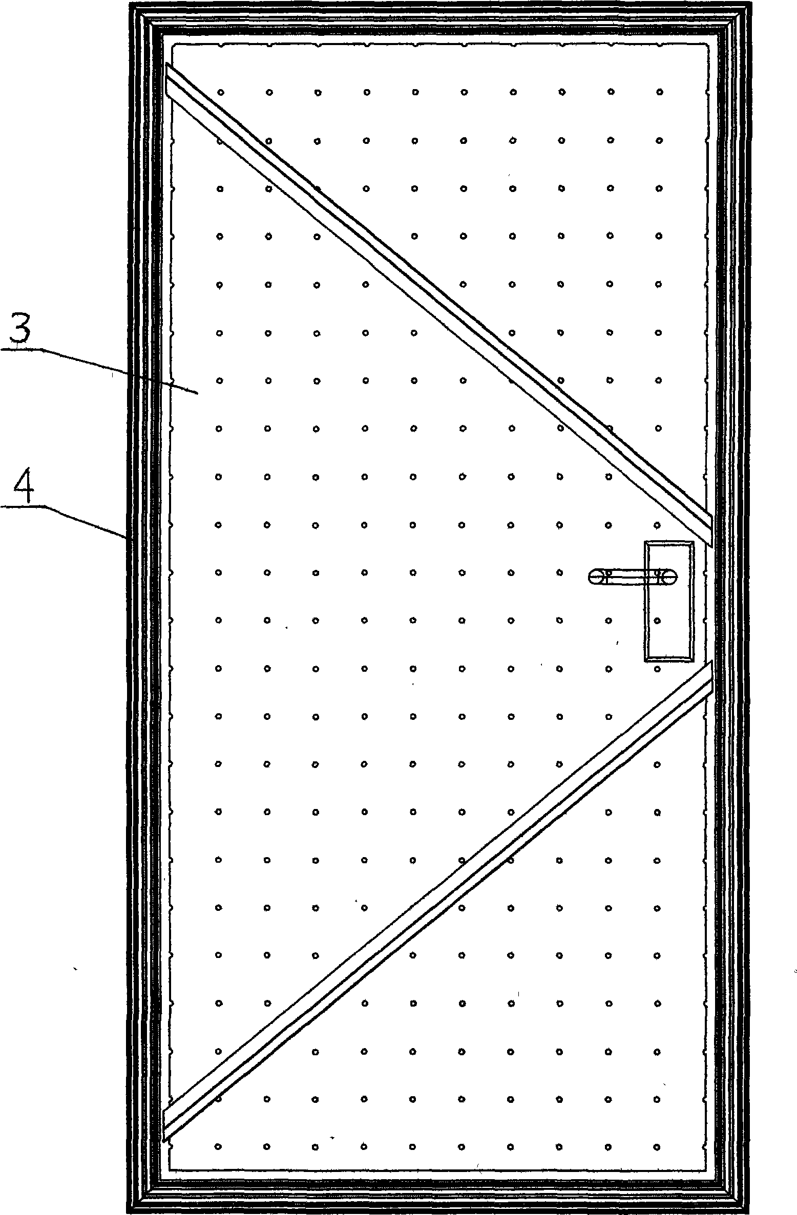 Indoor composite door