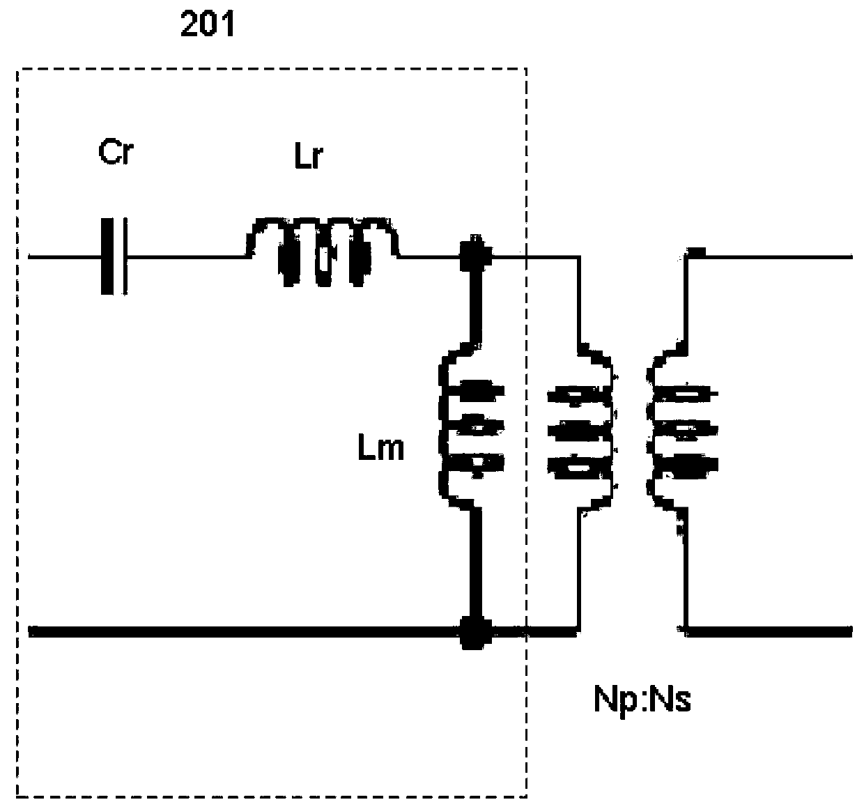 Transformer unit for a resonant converter