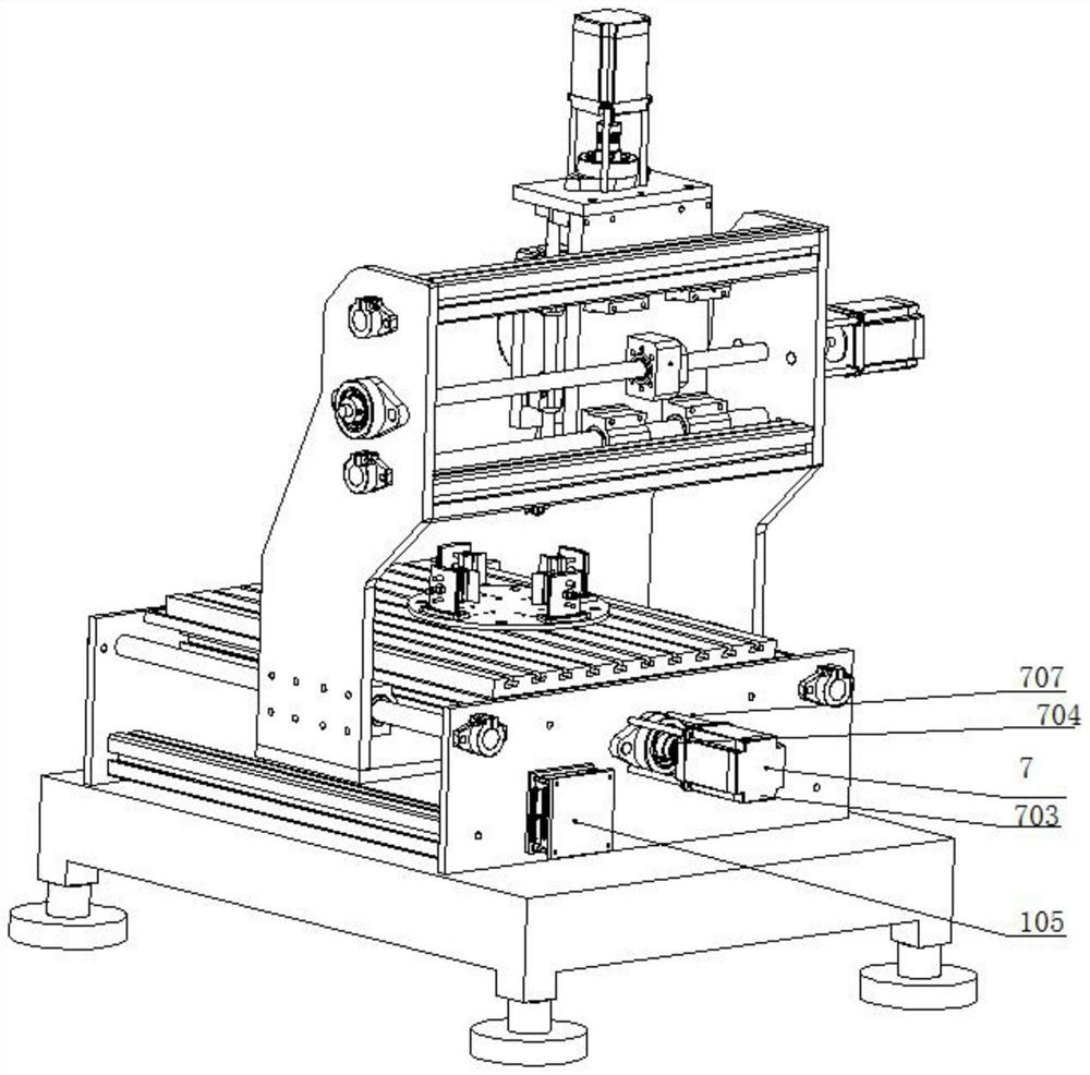 Machining device used for machining off-axis multi-reflector imaging system