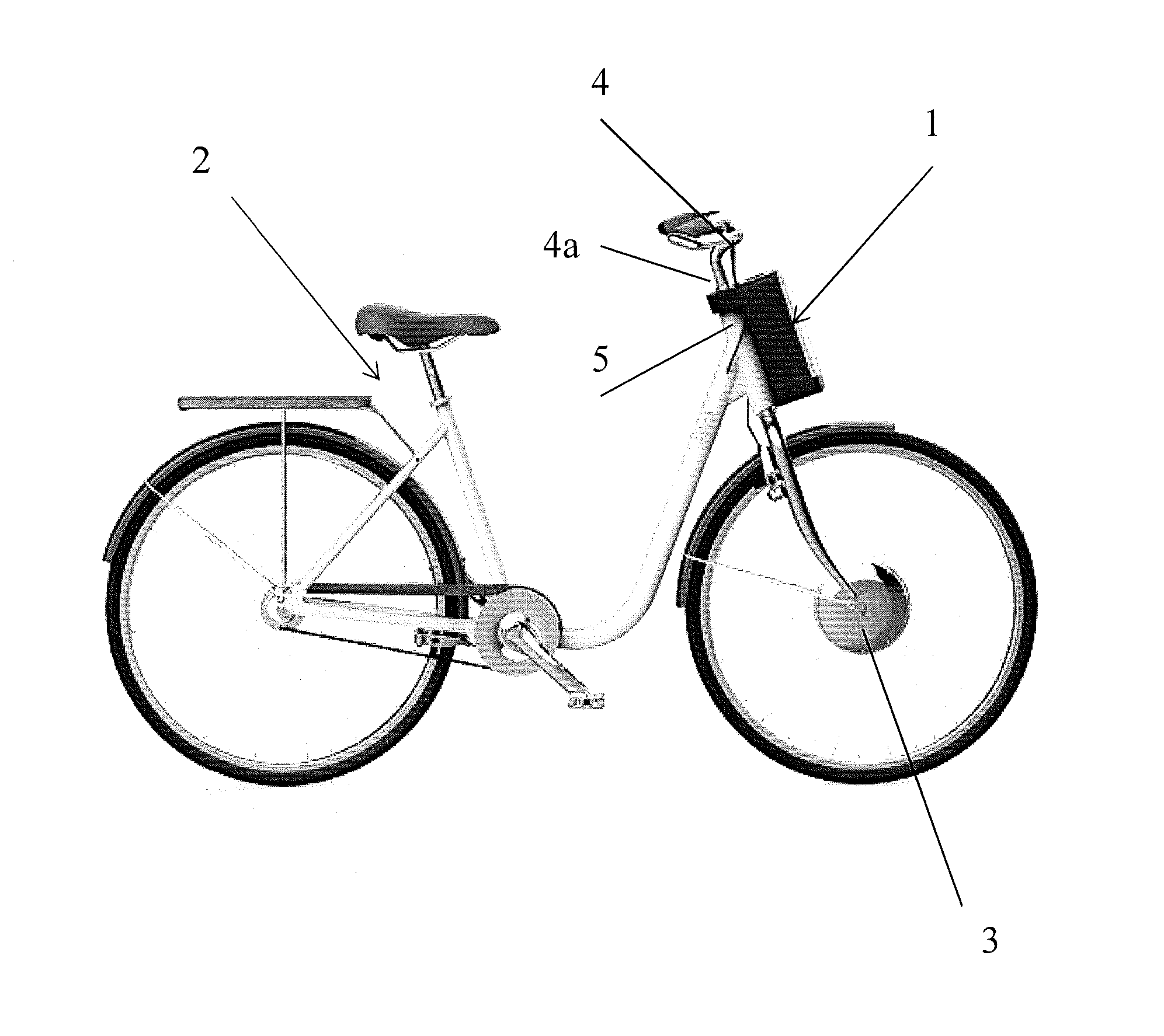 Battery Holder Device for Electric Bicycle