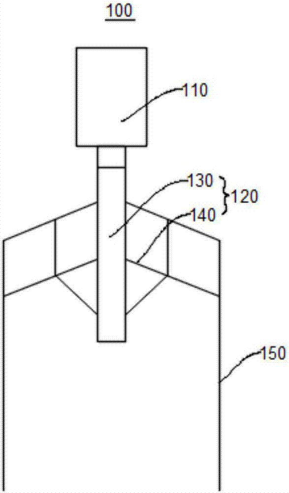 Vertical-clamping dosing device