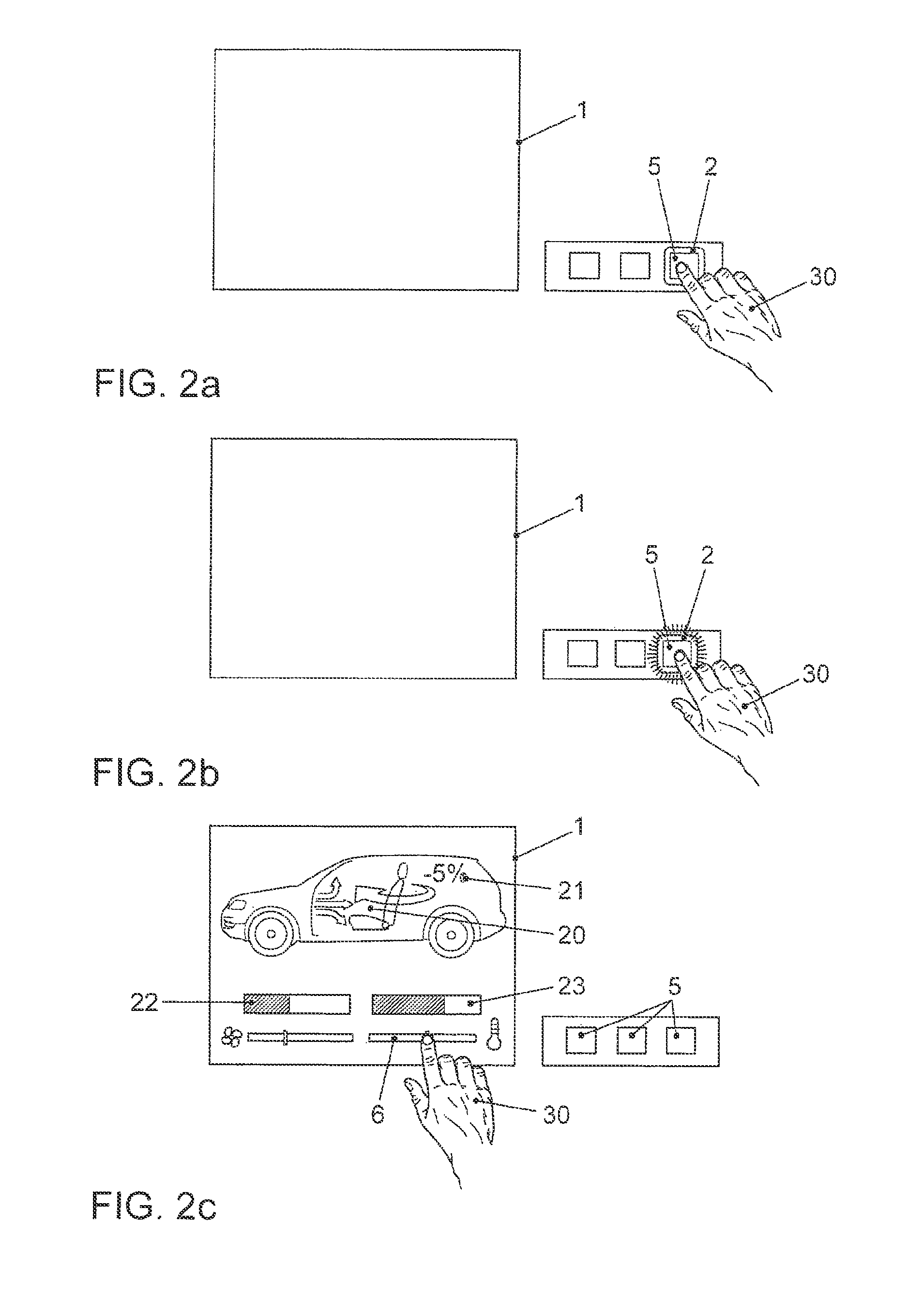 Method and device for operating a user interface for displaying the travel range of a vehicle