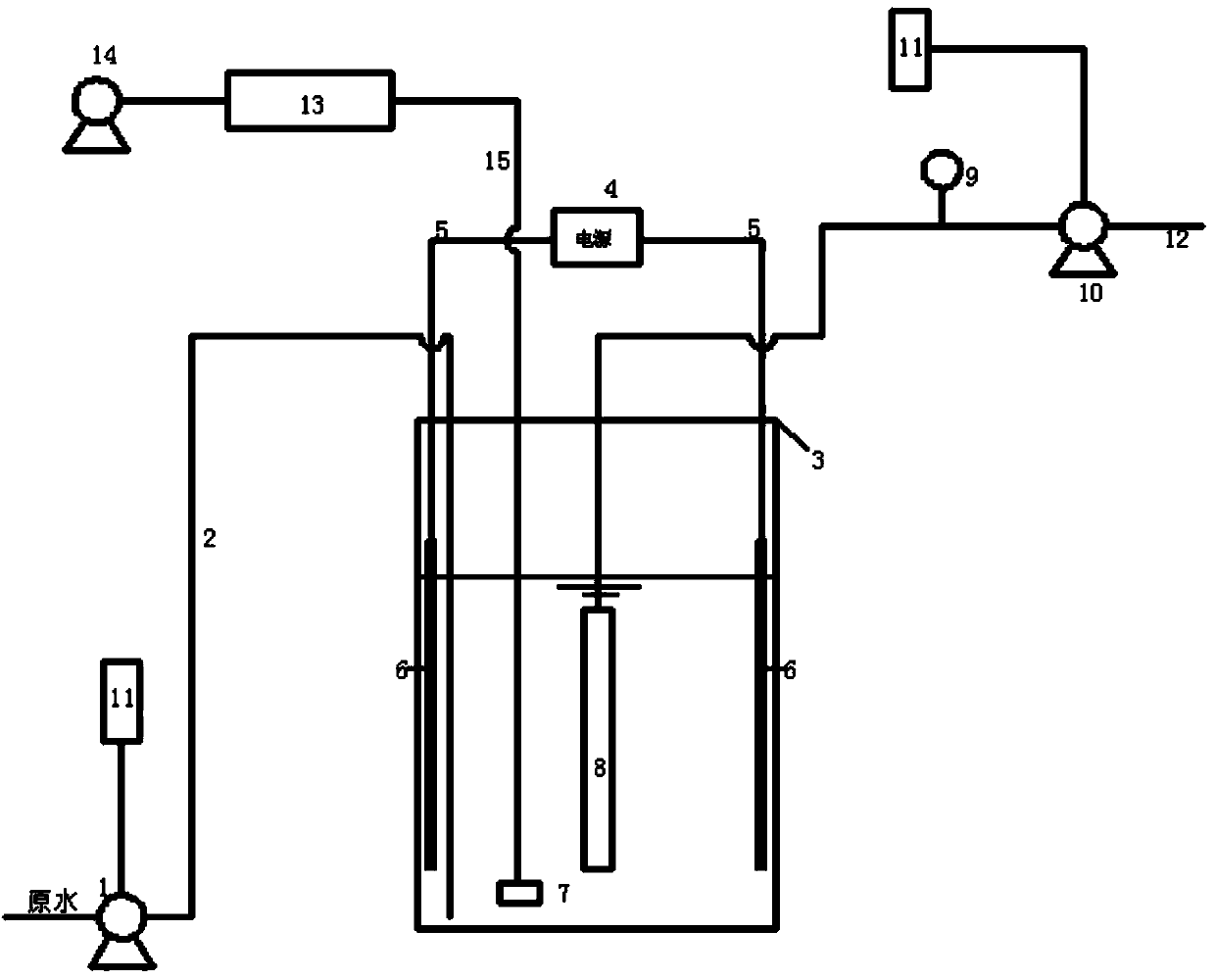 Method and apparatus for enrichment of nitrate-nitrogen in water