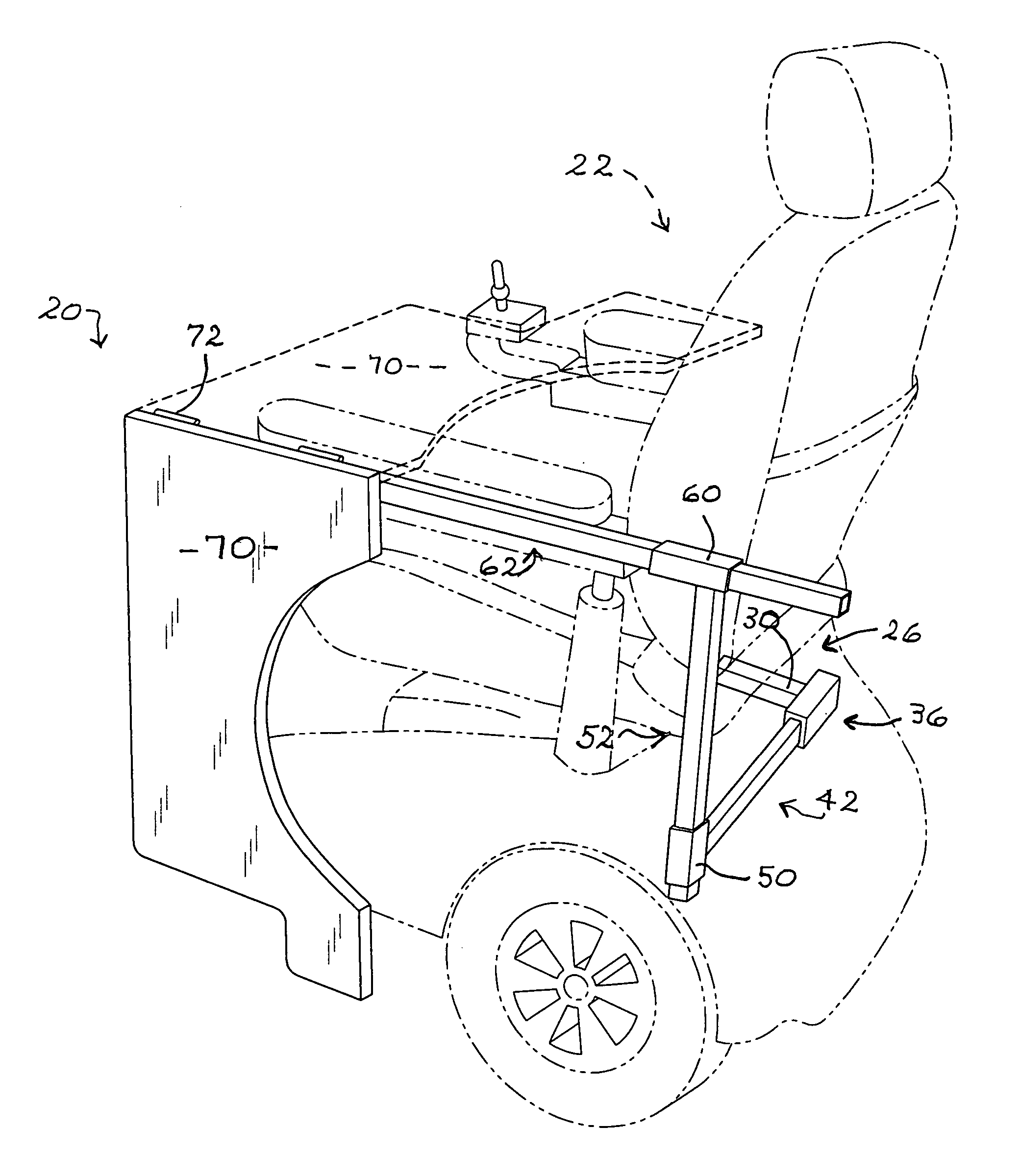 Utility system for motorized wheelchairs and scooters