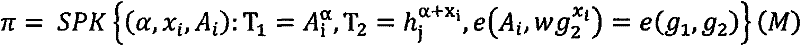 Group signature method based on elliptic curve