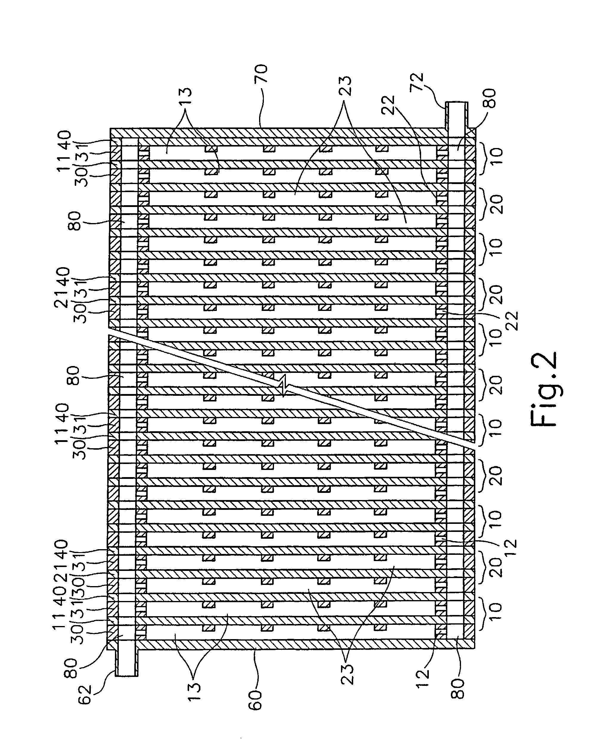 Apparatus for preparing sterilizing water and process for sterilizing water