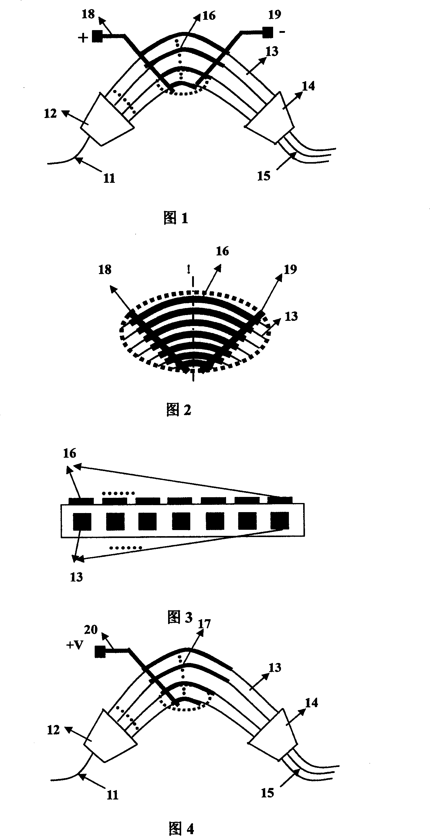 Polymer waveguide tight switch array based on array waveguide grating structure