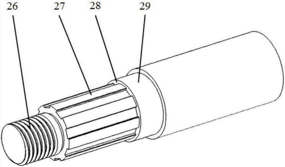 Multi-link suspension wheel rim drive system of wheel hub motor direct-drive electric vehicle