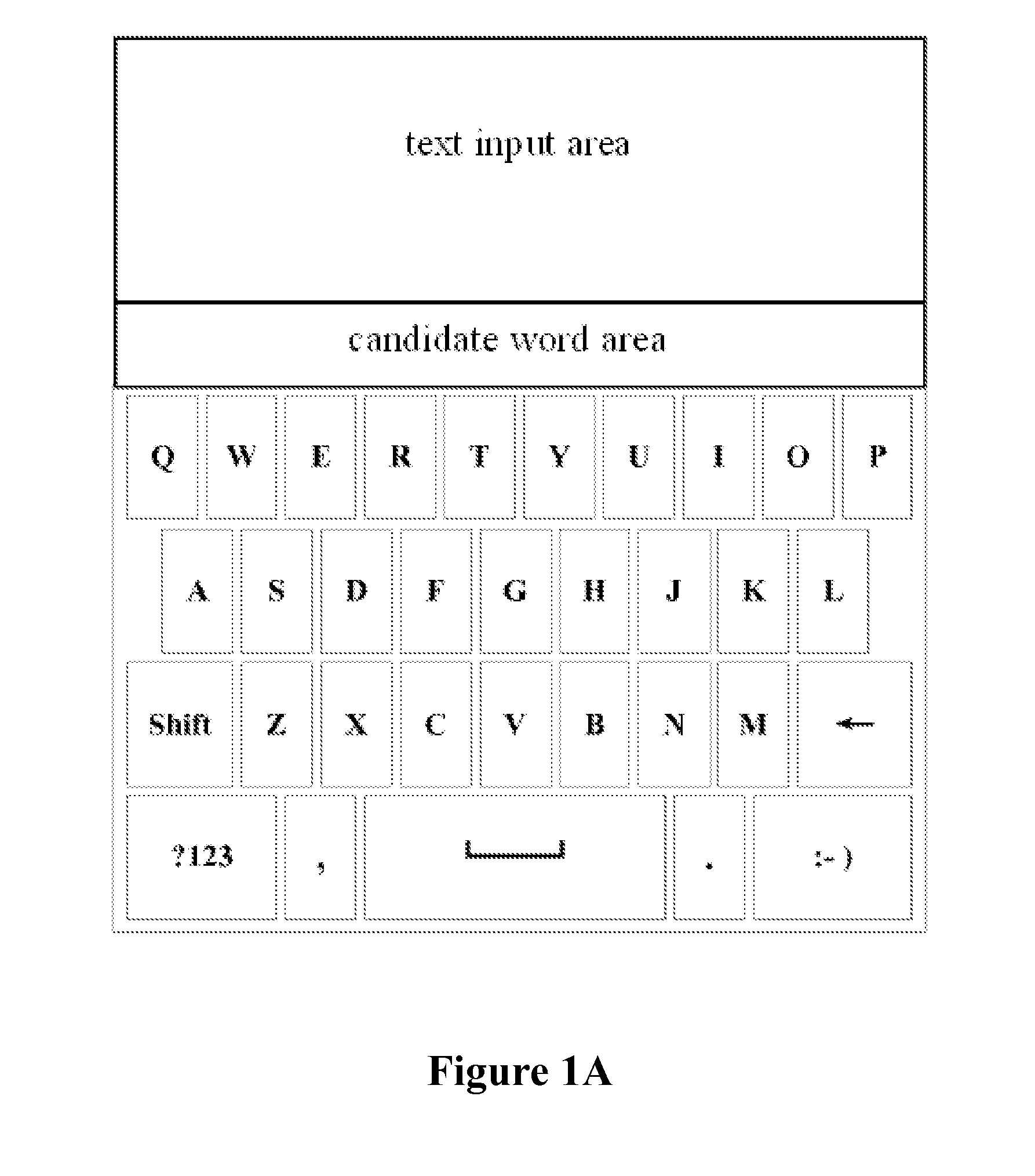 System and method for implementing sliding input of text based upon on-screen soft keyboard on electronic equipment