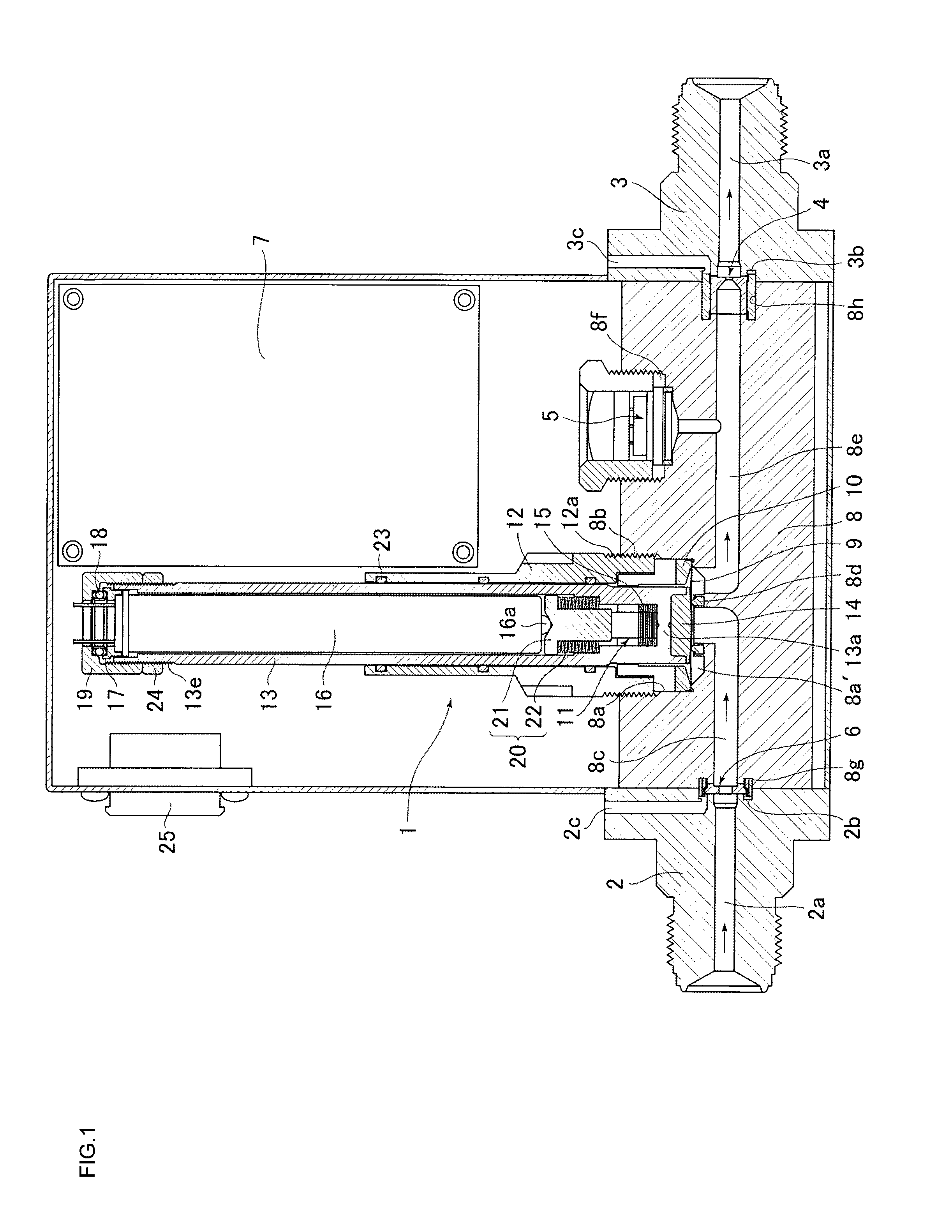 Piezoelectric driven control valve