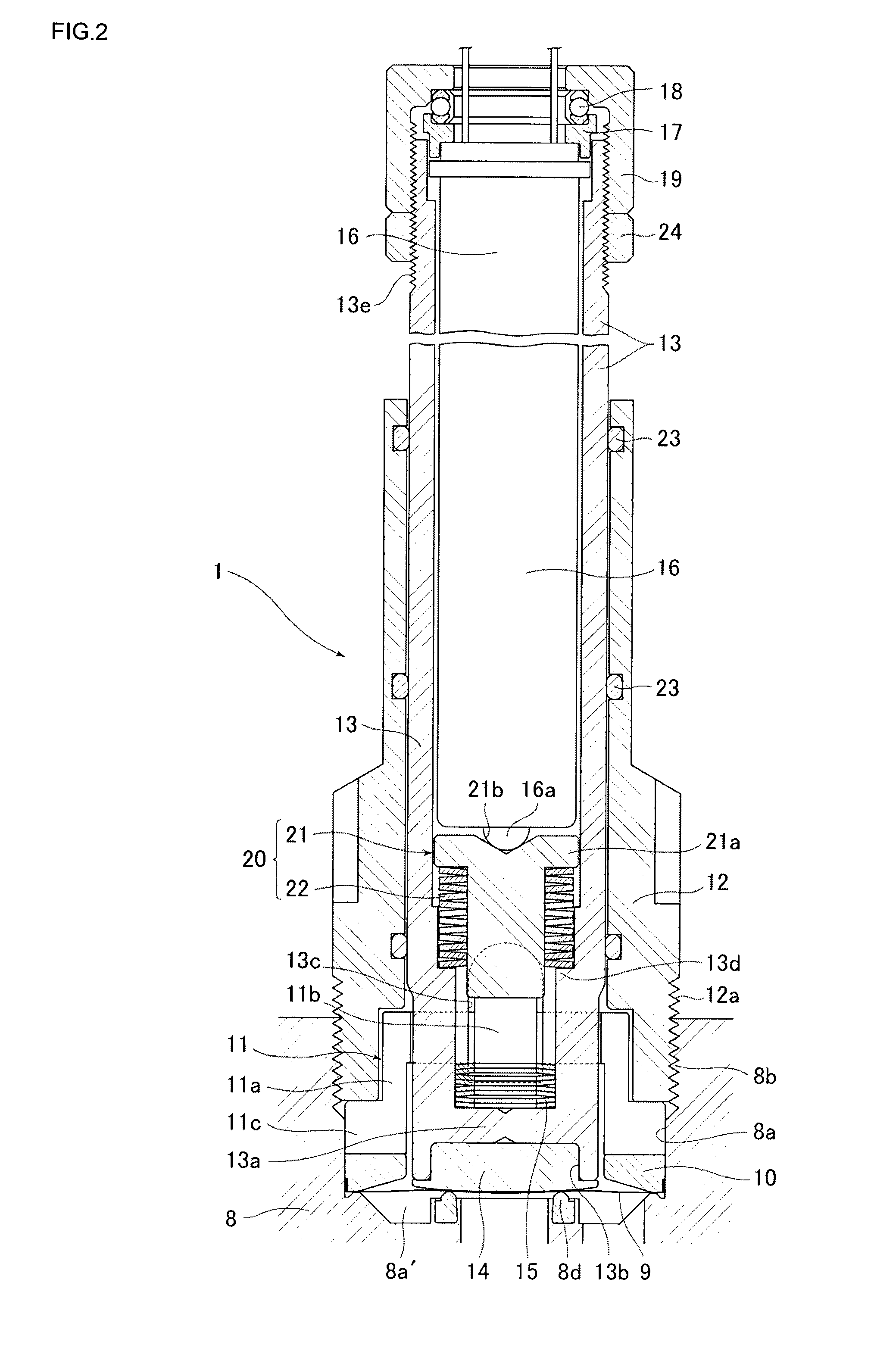 Piezoelectric driven control valve