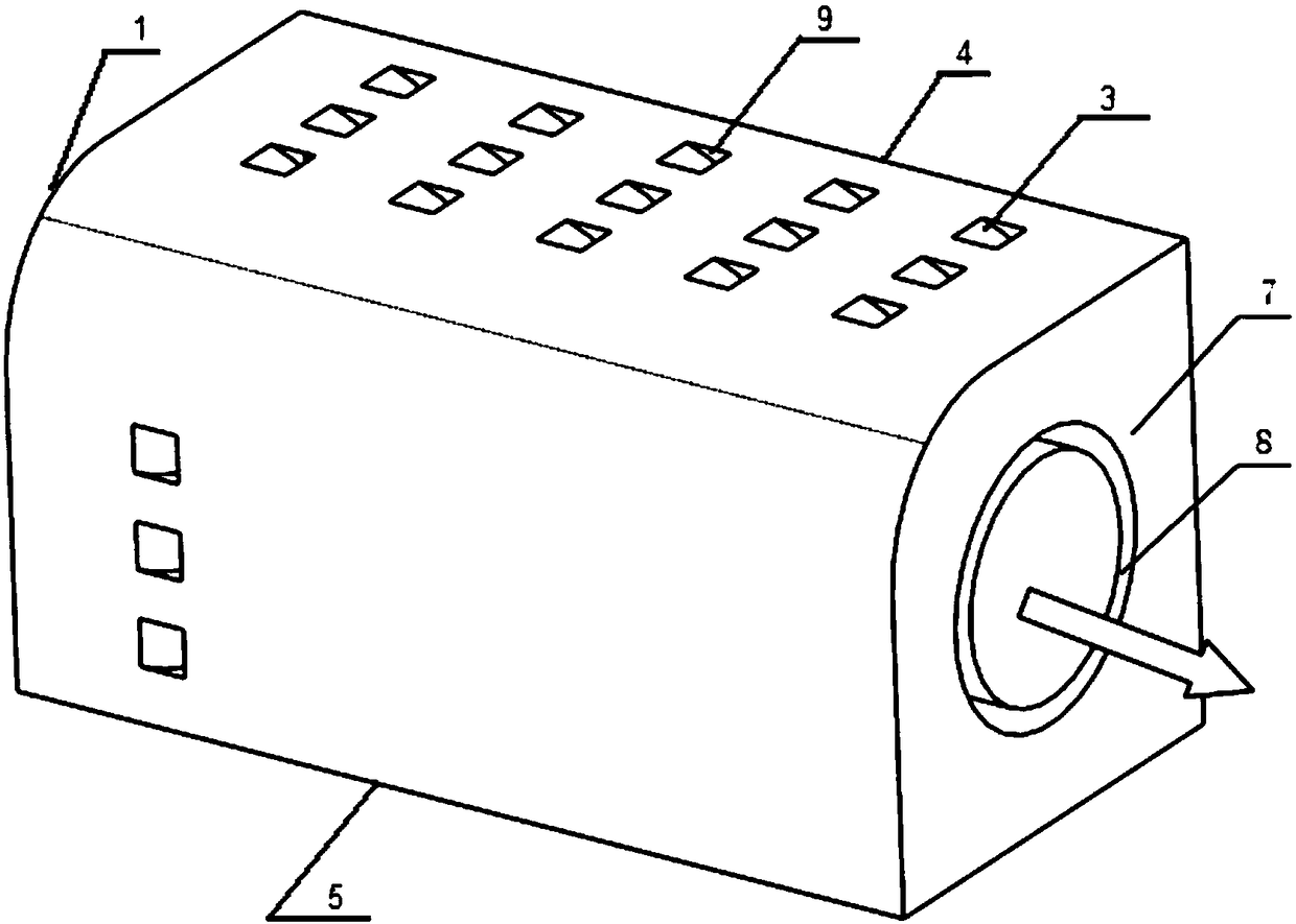 A core nacelle for cooling air intake self-regulating helicopter engine based on one-way memory alloy