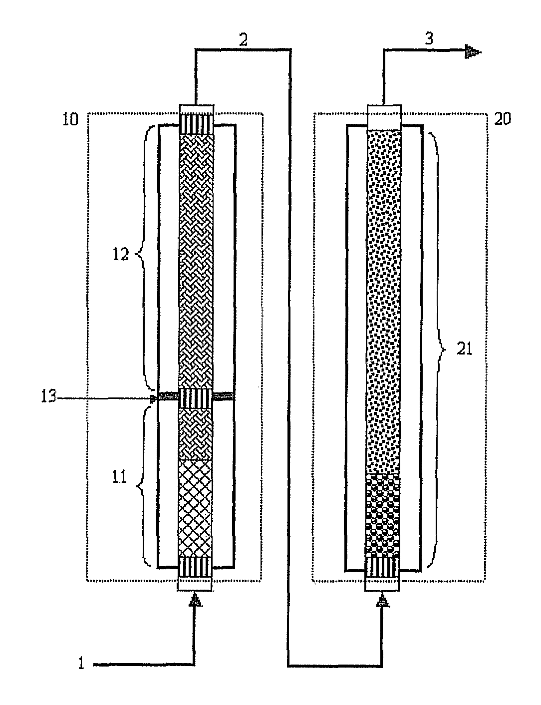 Method of producing unsaturated acid in fixed-bed catalytic partial oxidation reactor with high efficiency