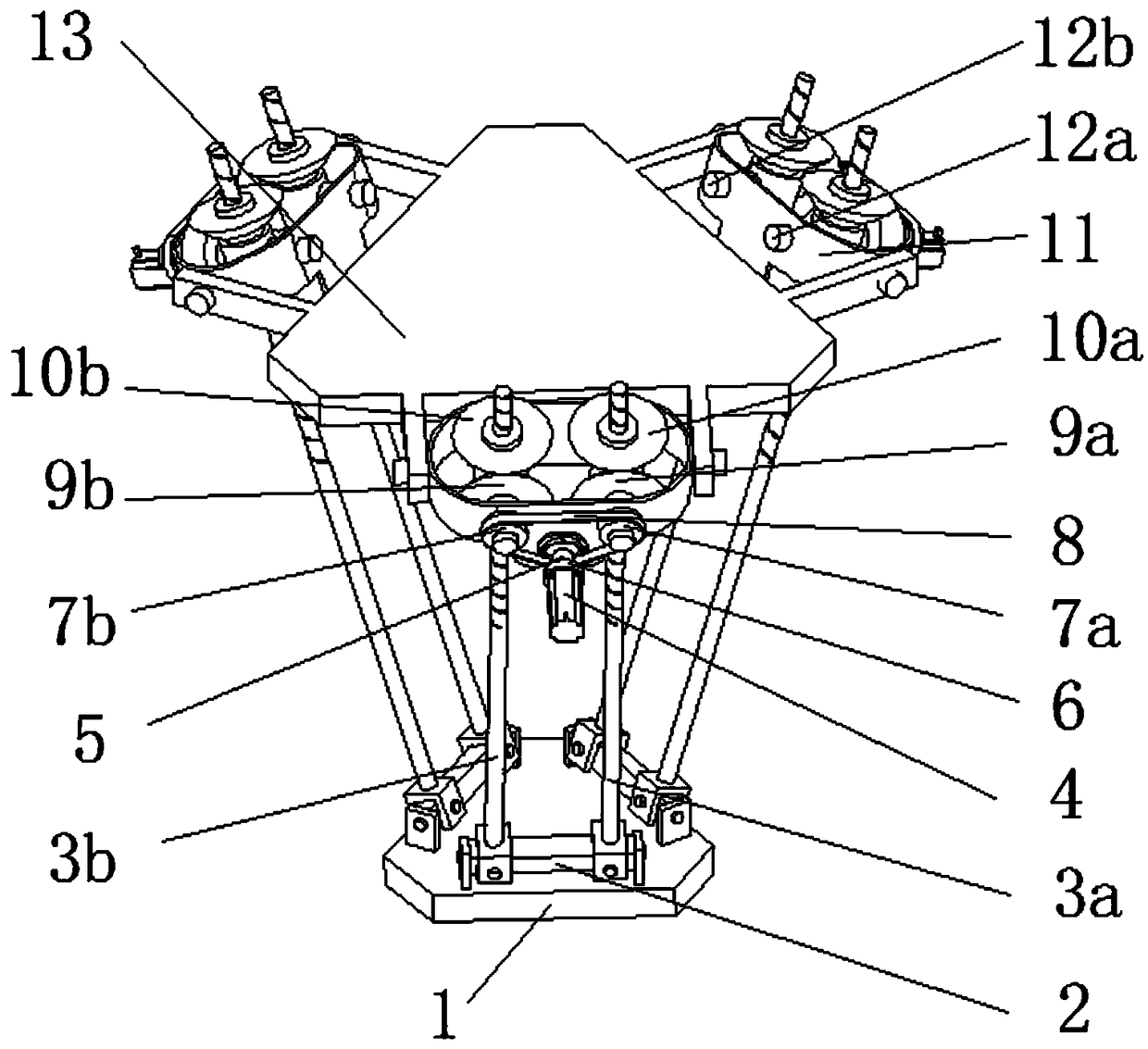 A three-degree-of-freedom translational parallel mechanism