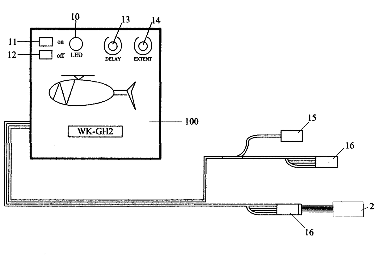 Long-distance remote-control control system for high-altitude flying toy