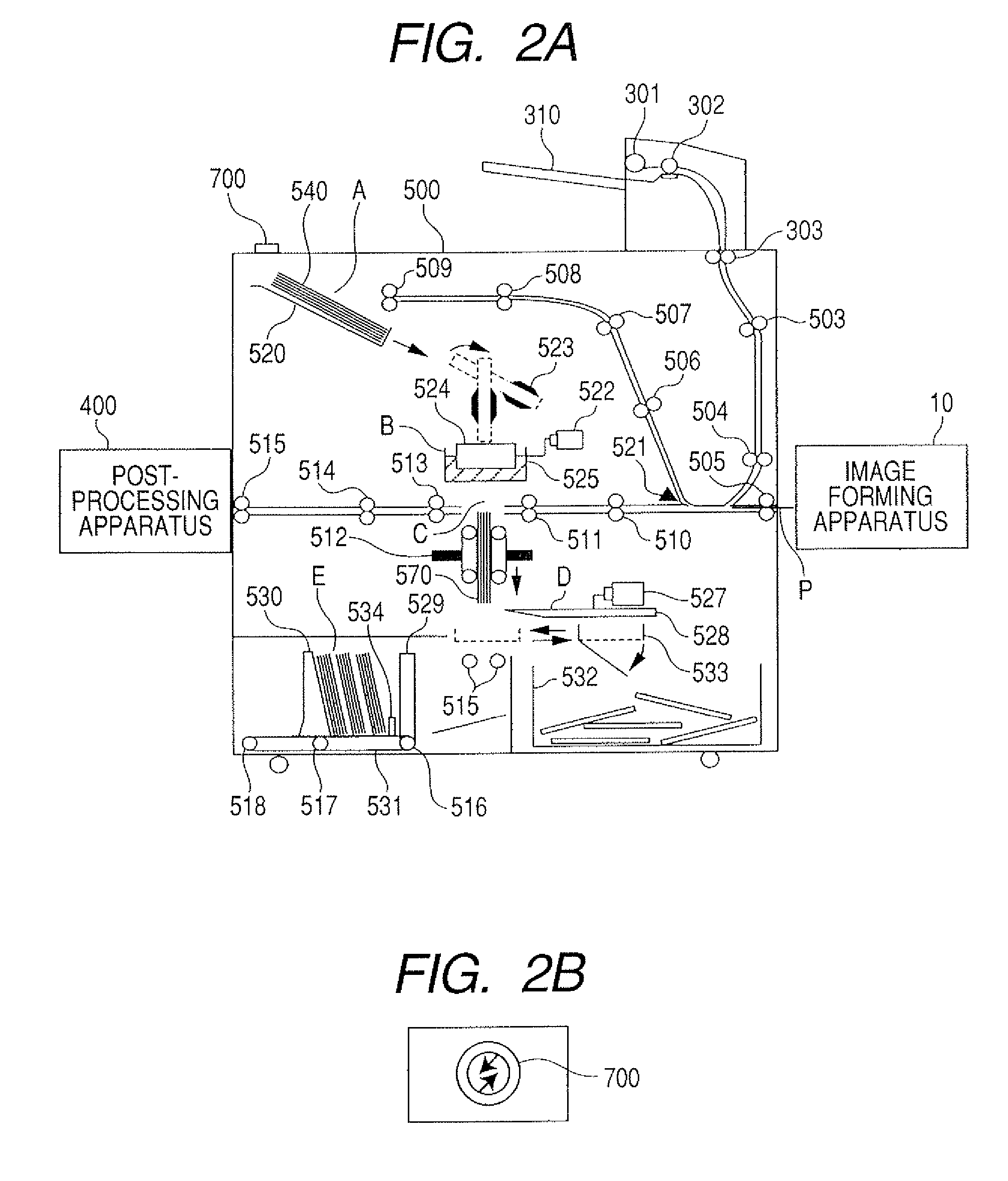 Sheet post-processing apparatus, image forming system and power saving control method