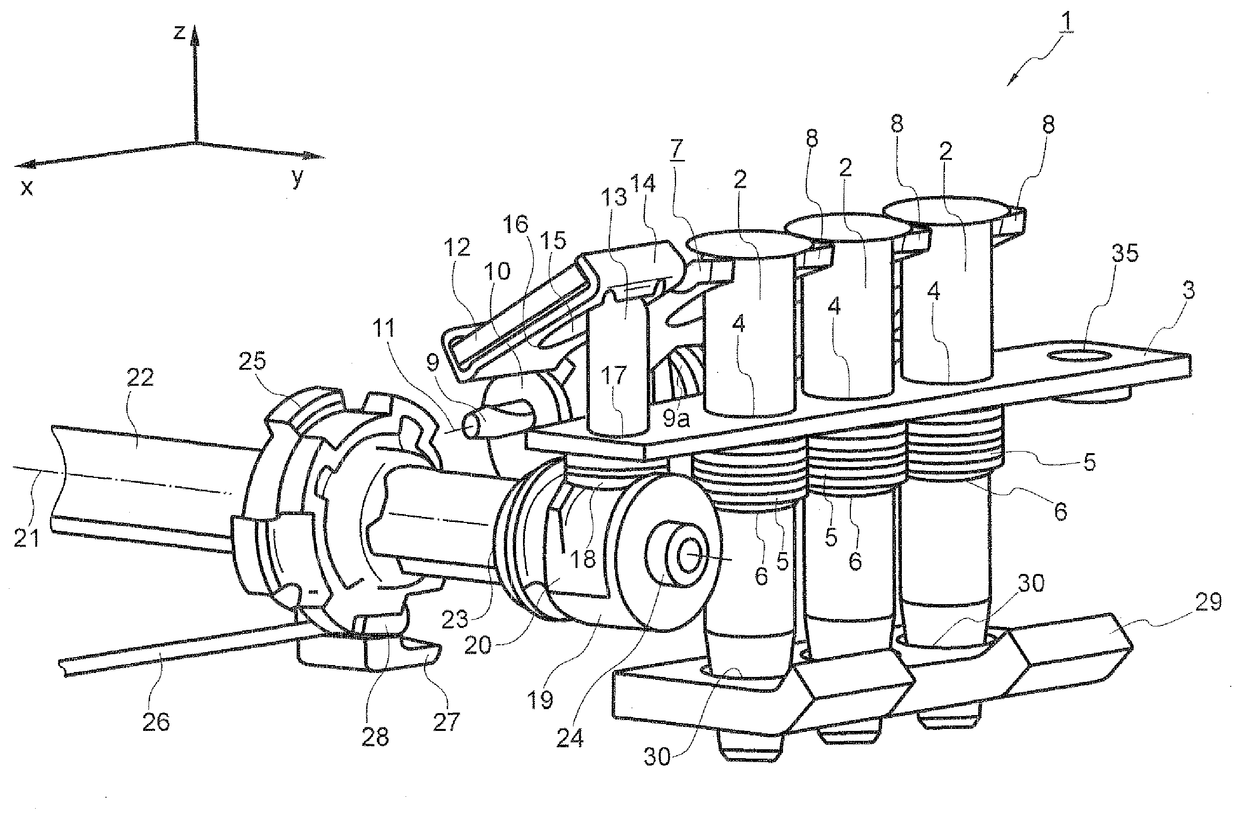Locking Device for a Rail Adjustment System