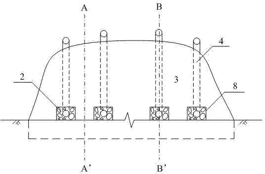Structure capable of avoiding cold damage to high-temperature and unstable freeze soil area tunnel portal side slope