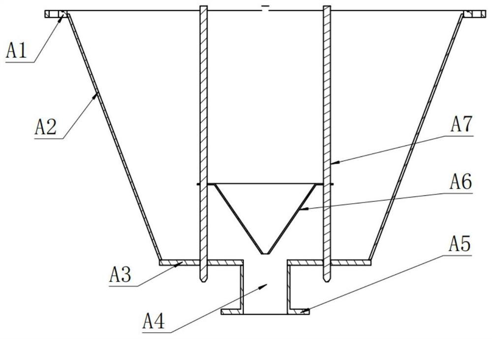 A multi-frequency co-phase planar array directional sound wave emission device