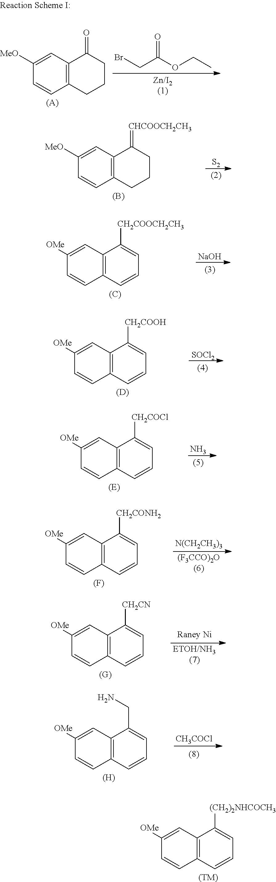 Process for the manufacture of agomelatine and its intermediate