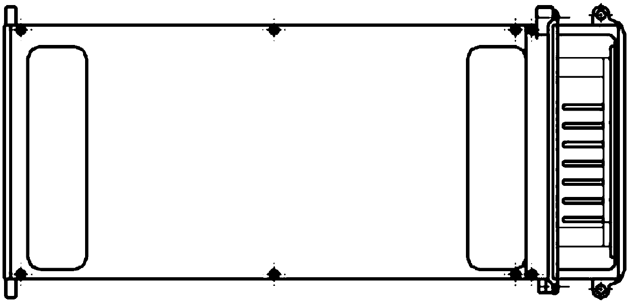 A head-up display highly integrated module cooling structure