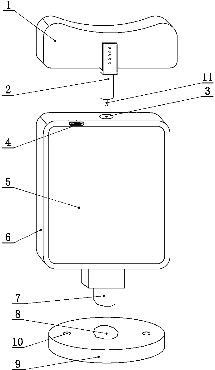 Panel lamp posture correcting instrument