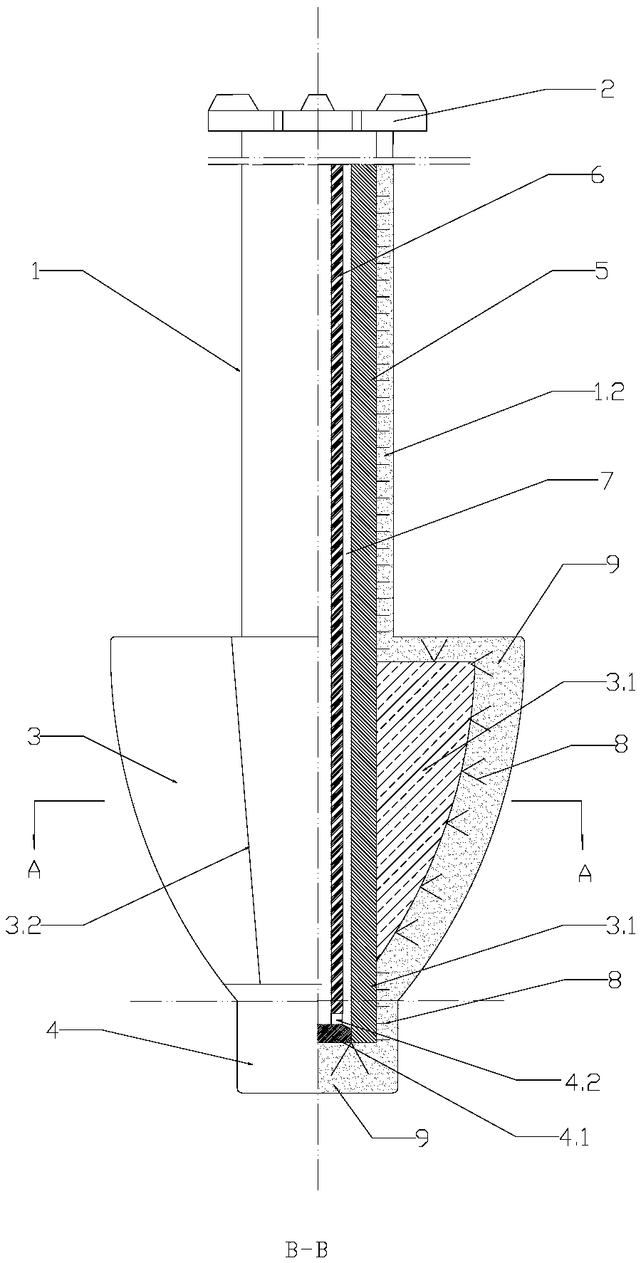 Agitator for mechanical agitation desulfurization