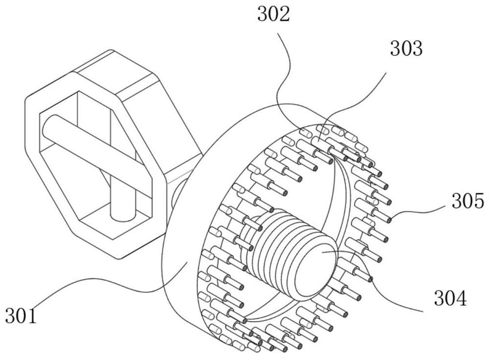 LED light source packaging structure for electronic information engineering