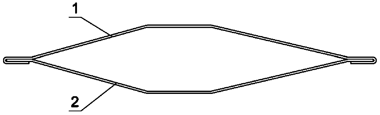 Shuttle-shaped blade device for automobile coating plant