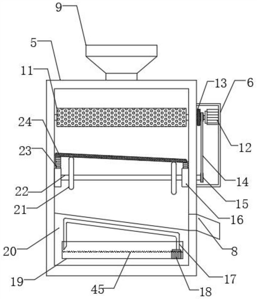 Environment-friendly brick manufacturing device and manufacturing method thereof