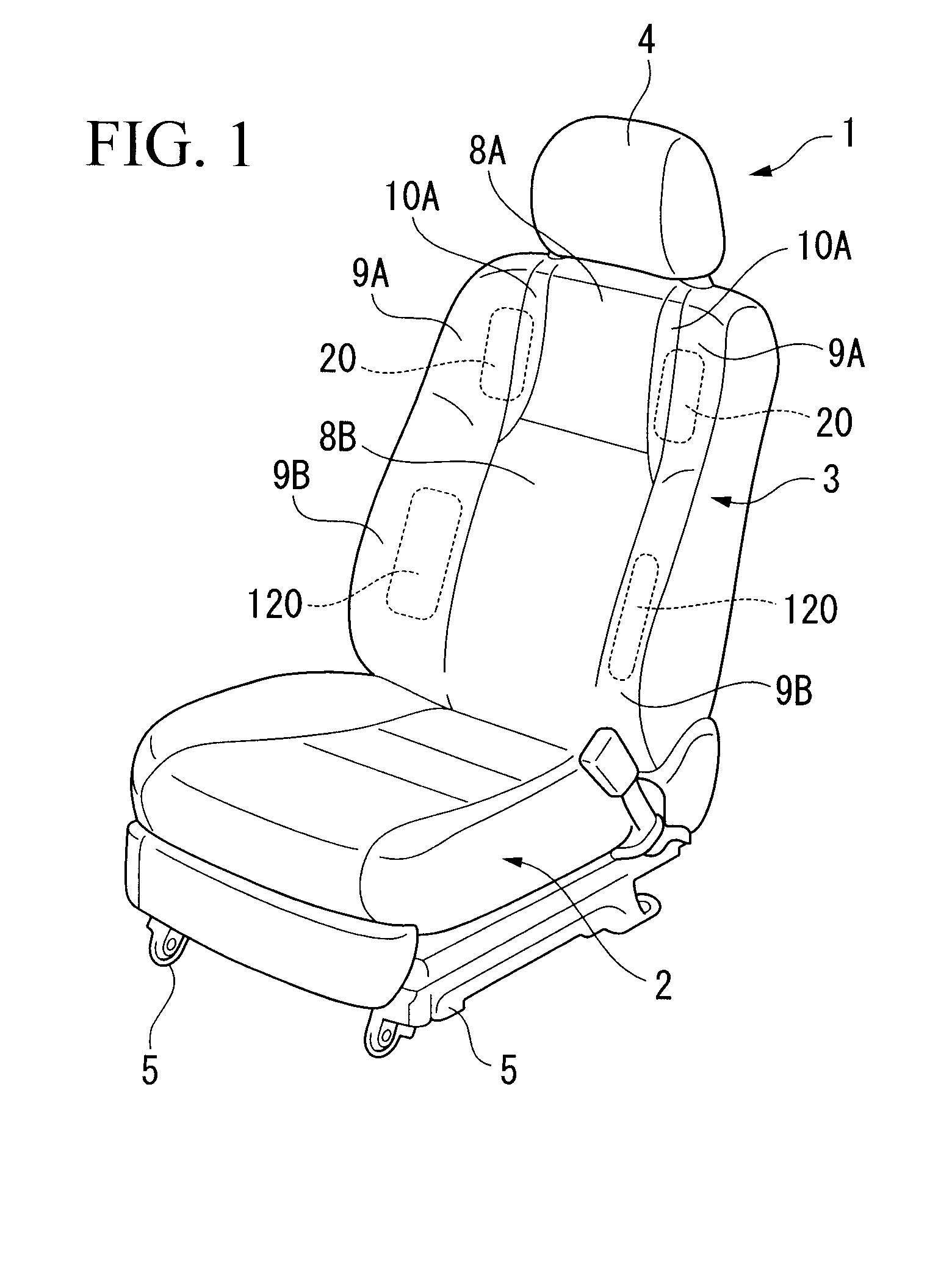 Seat of vehicle