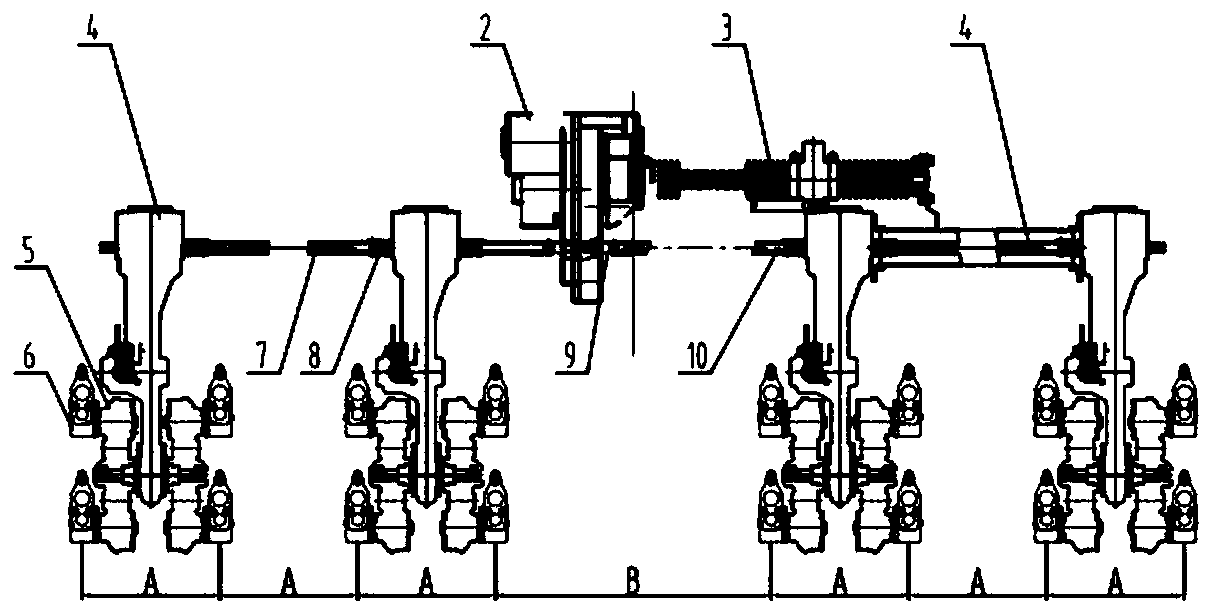 Narrow-row high-speed rice transplanter