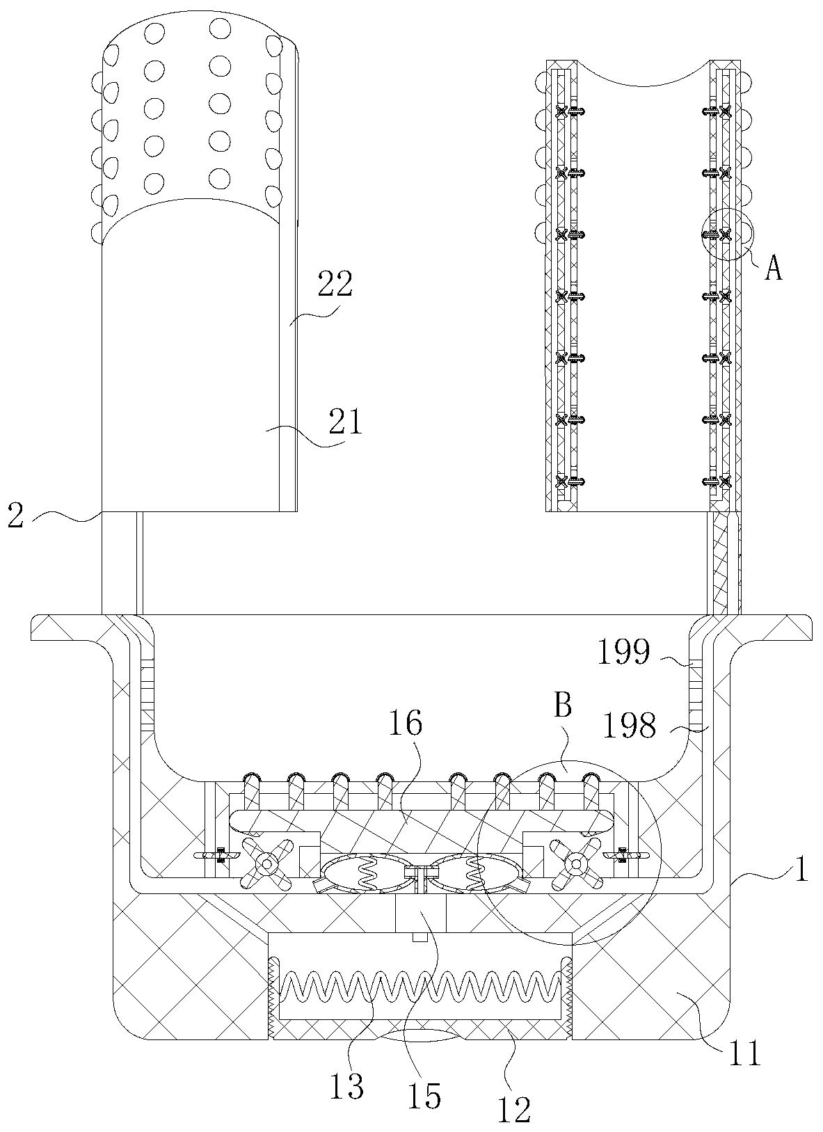 Joint nursing device for rheumatism immunity