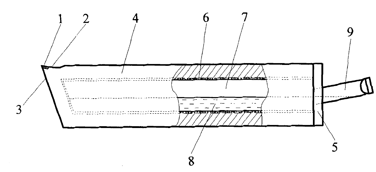Self-lubricating and self-cooling dry cutter and manufacturing method thereof