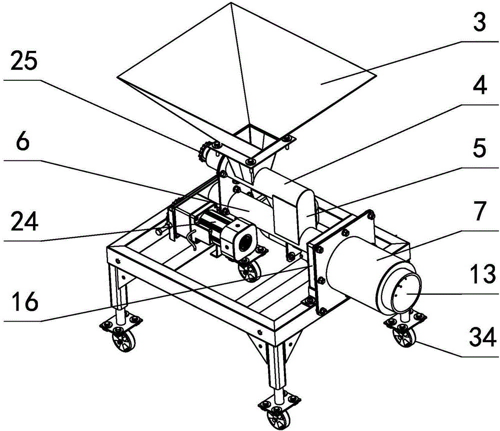 Granular fuel-adopted tea strip tidying machine