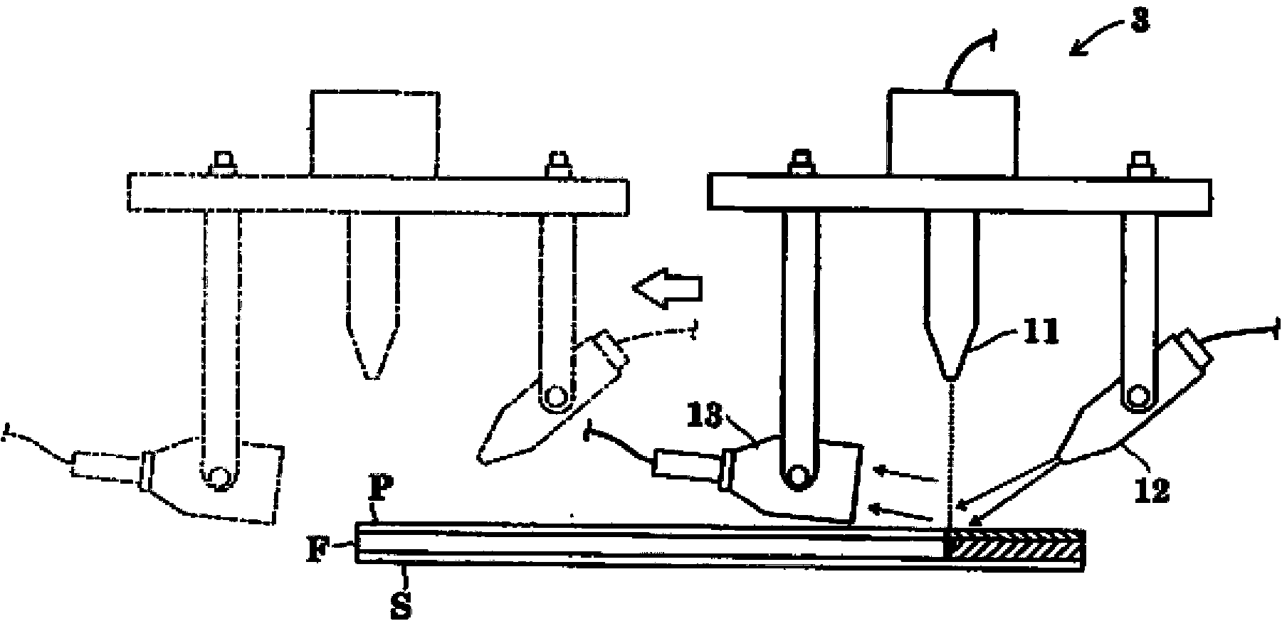 Optical member adhering method, and apparatus using the method