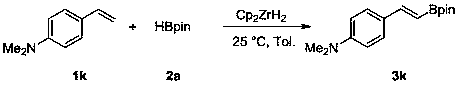 Synthetic method of alkenyl borate compound