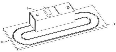 Stacking and maintenance device for cement board production and using method thereof