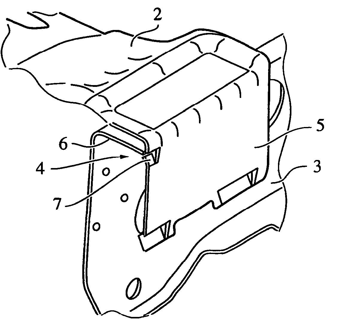 Assembly method for forming a seating structure of a vehicle seat, and seating structure