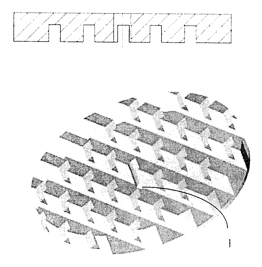 Convection-type radiating LED (light-emitting diode) down lamp