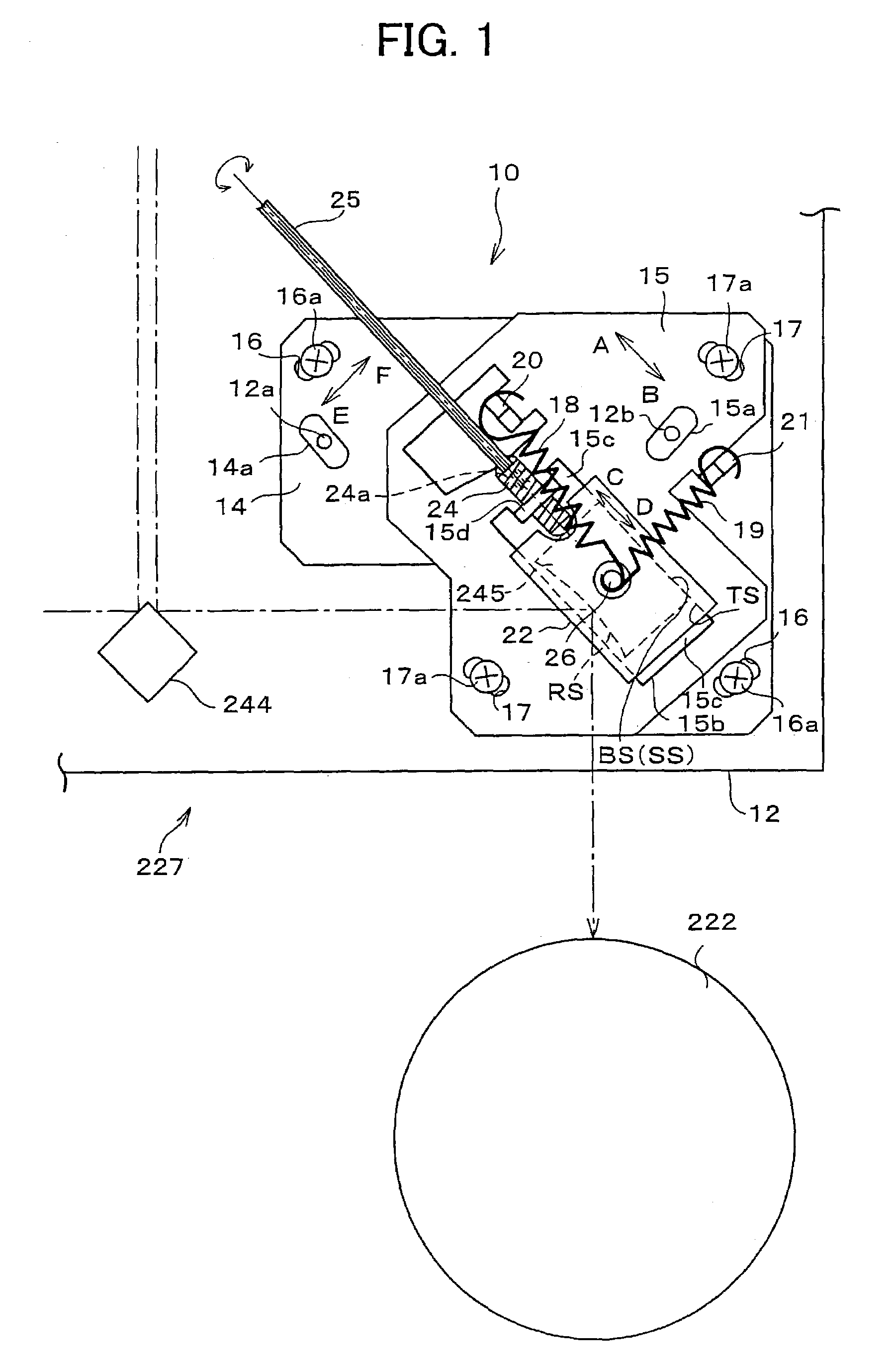 Optical scanning arrangement and image forming device with the arrangement