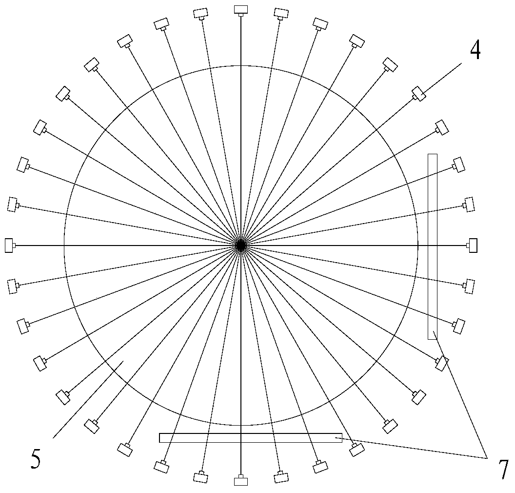 Large-scale spacecraft structure deformation measurement test system in vacuum and low temperature environment