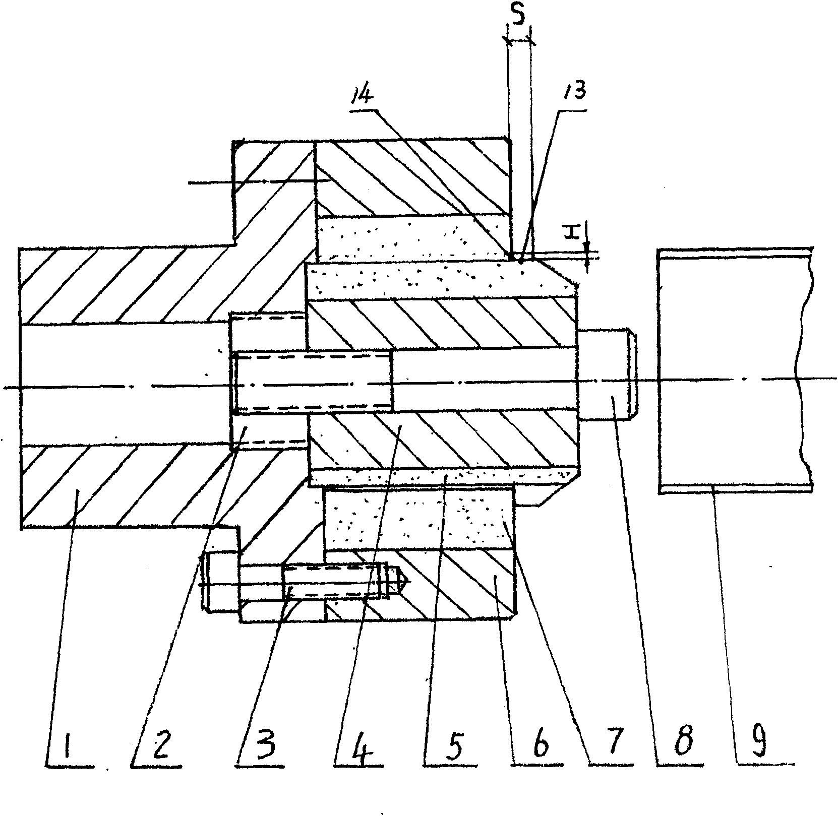 Device for eliminating burr of metal round tube end panel and interior edge