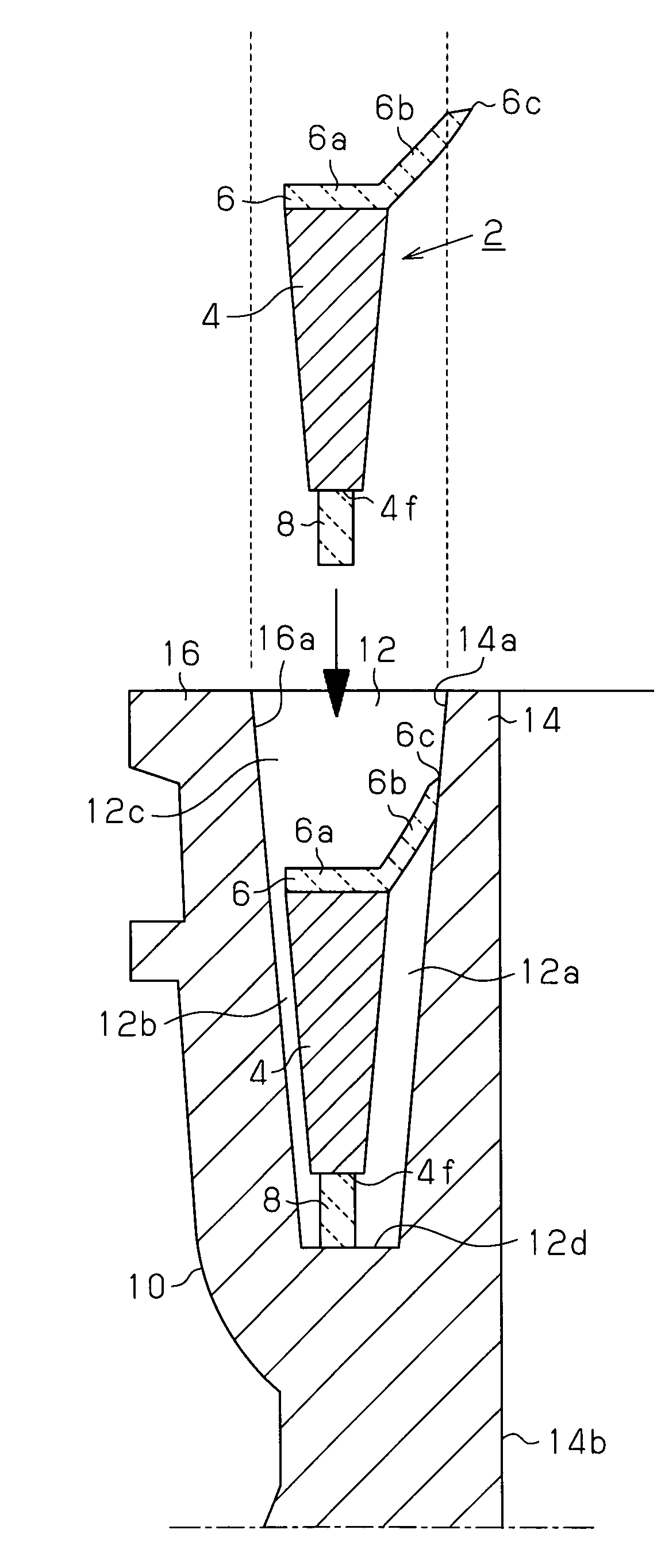 Cooling passage partition for an internal combustion engine