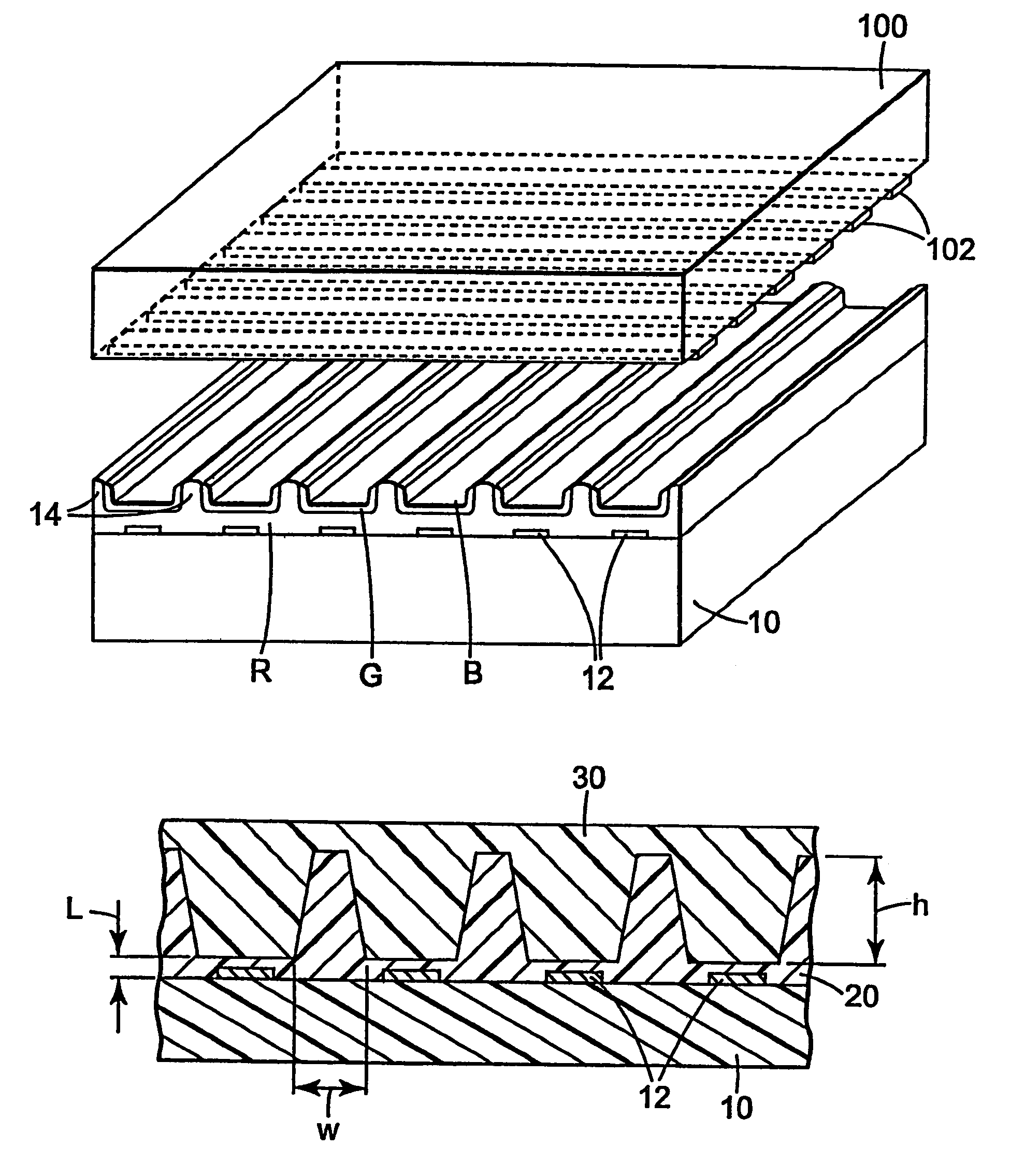 Method for precise molding and alignment of structures on a substrate using a stretchable mold