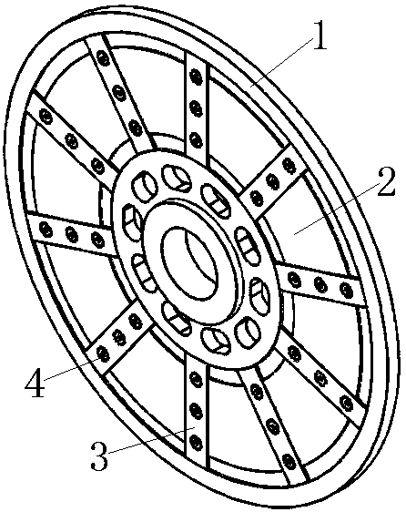 Rotor for disk motor, disk motor and vehicle
