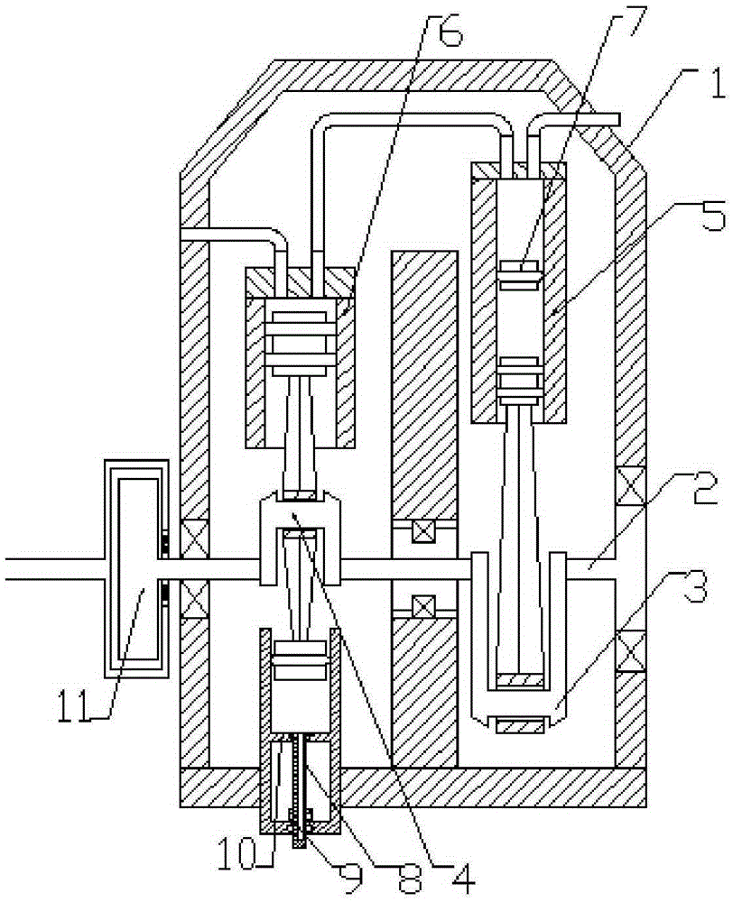 A multi-stage compression air compressor