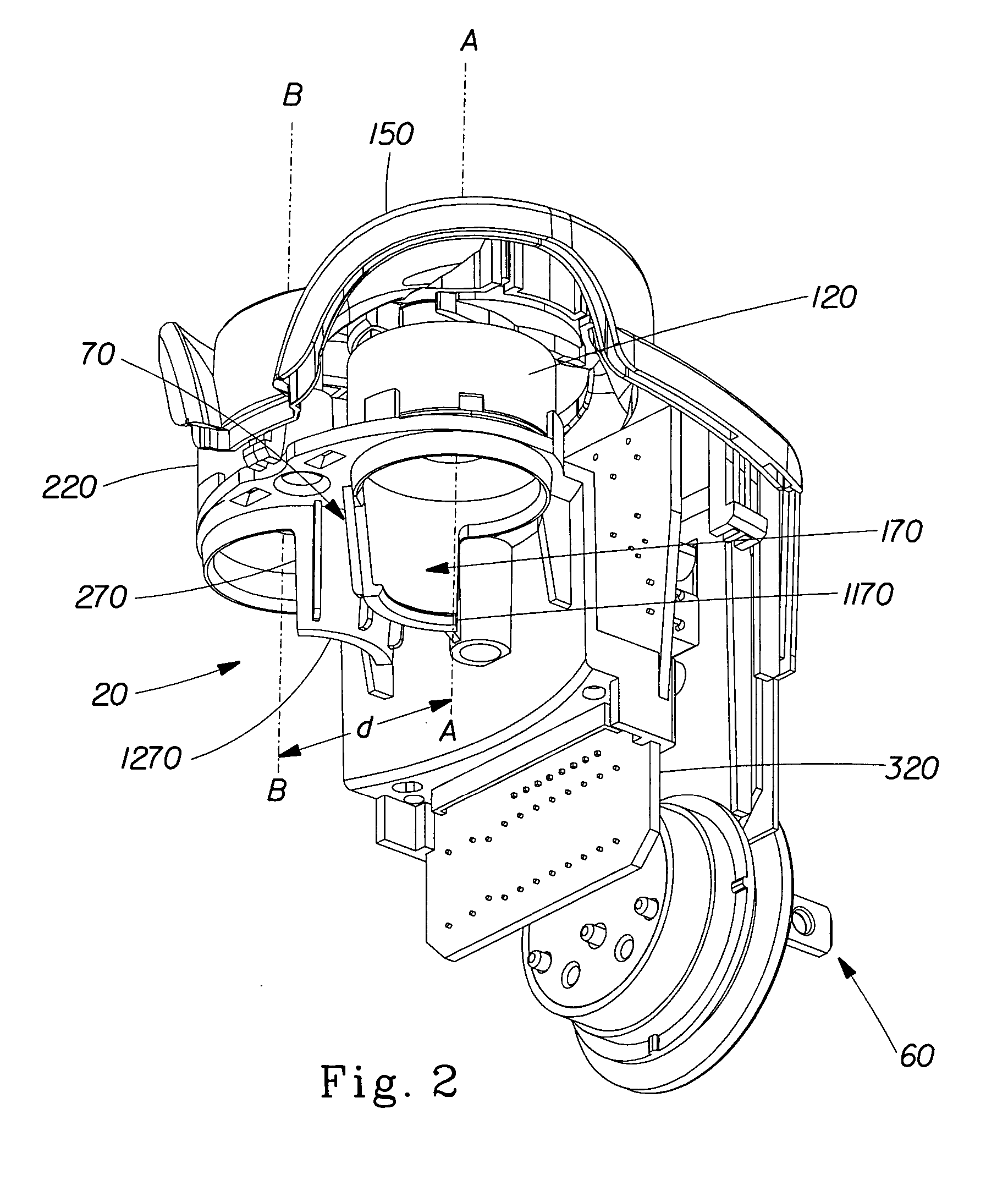 Device and containers for emitting volatile compositions