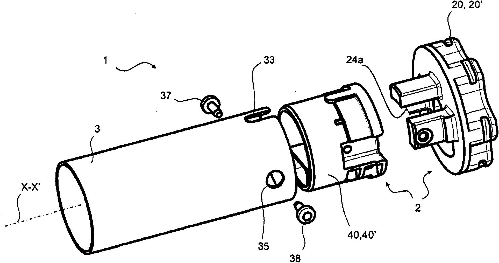 Tubular actuator for driving a roller shutter
